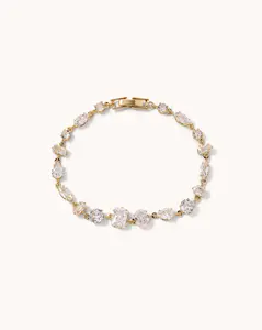 Multi Shape Tennis Bracelet