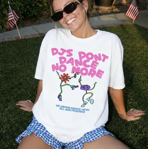 DJs Don't Dance No More T-shirt, Kiss All The Time, HS Disco Occasionally Merch