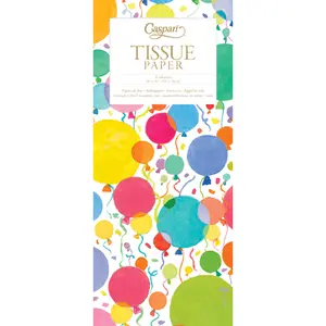 Balloons And Confetti Tissue Pkg 4 Sheets
