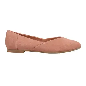 TOMS Womens Jutti Neat Knit Slip On Flats Casual - Pink