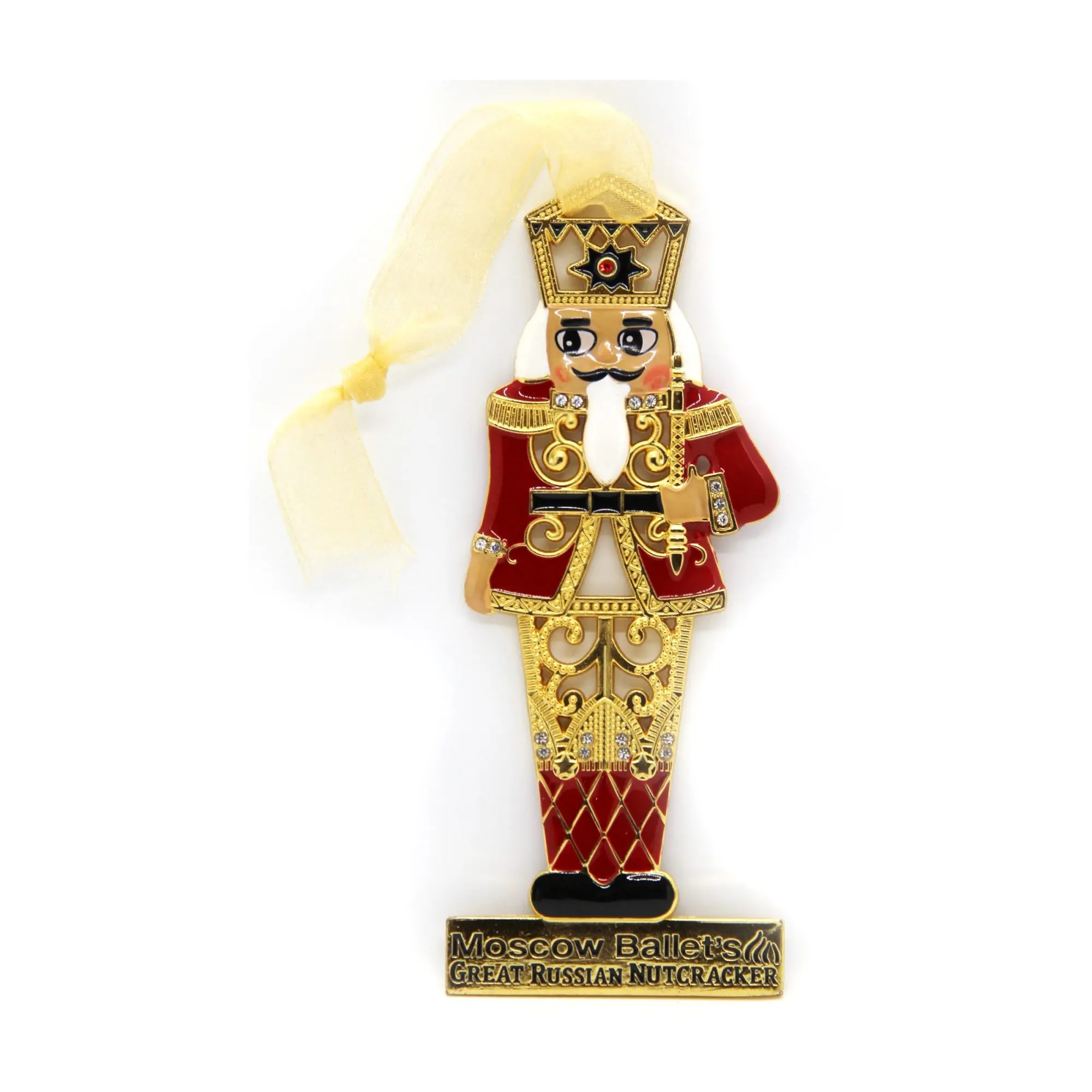 Moscow Ballet's Great Russian Nutcracker – Ornament - Pewter Nutcracker Soldier