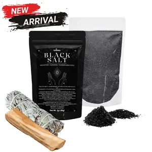 Witchcraft Cleansing 3 Pack Kit Black Salt for Protection – Sal Negra  2oz (56g) - Sage 4'' & Palo Santo 4'' for Powerful Rituals- Essential Wiccan , Witchcraft, Santeria, Brujeria, Spiritual Cleansing