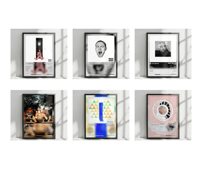 mac miller cigarette box poster