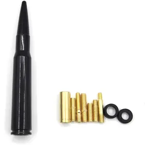 Car Truck Bullet Antenna, Auto Antenna Mast, Suitable for GM Chevy Silverado 1500 2500 3500 HD Avalanche GMC Sierra 1500 2500 3500 Denali Heavy Duty Pickup Trucks Accessories