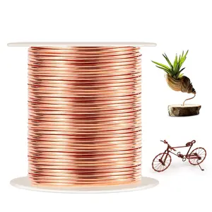 99.9% Dead Soft Pure Copper Wire 16 Gauge/1.3mm Diameter 127 Feet/39m 1 Pound Spool for Jewelry Making Crafts Christmas Wreaths Garland and Floral Arrangements