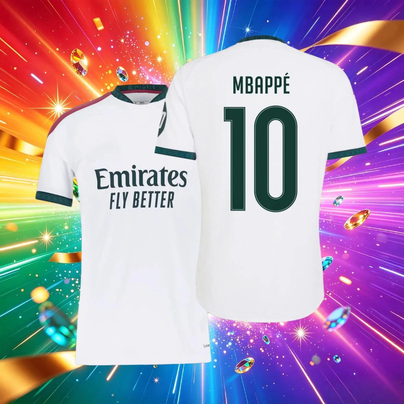 26 27 Home White No.5 Bellingham Short Sleeves Soccer Jersey Fans Version
