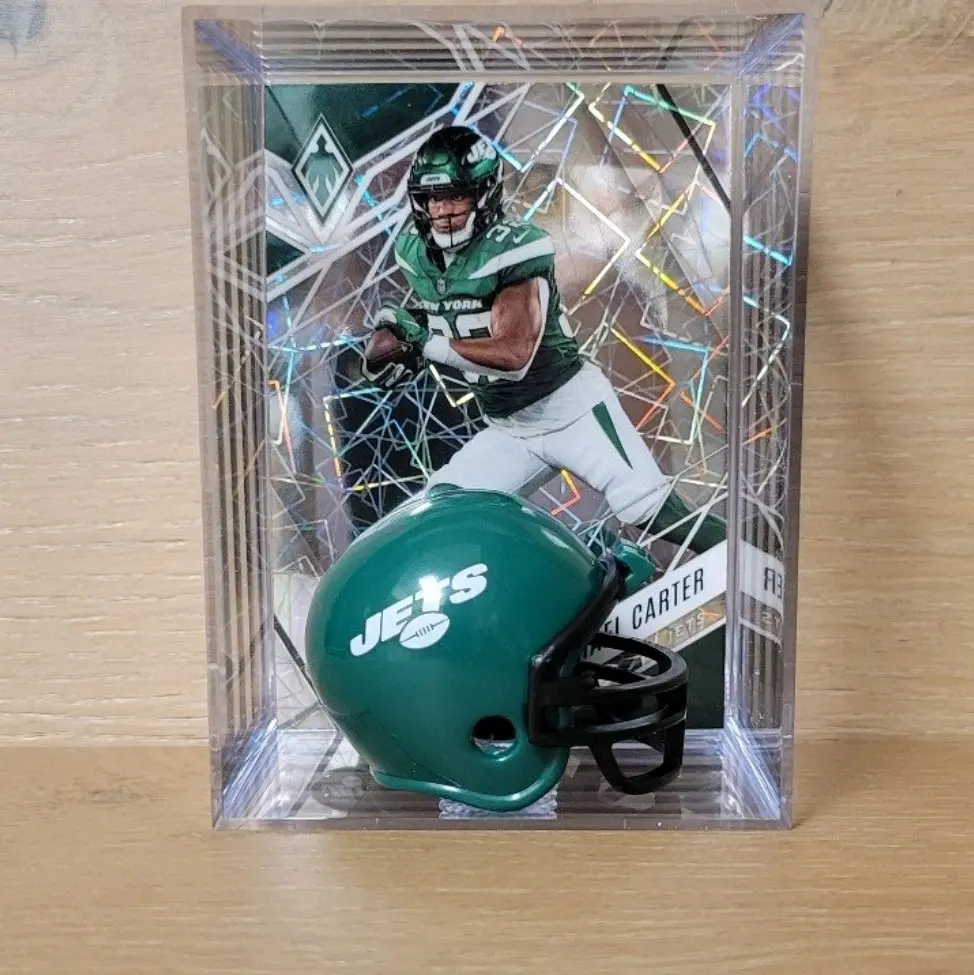 Michael Carter Mini Football Helmet Sports Box