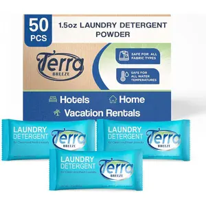 Terra Breeze Laundry Detergent  - 1.5 oz Individually Wrapped Packet (Case of 50)