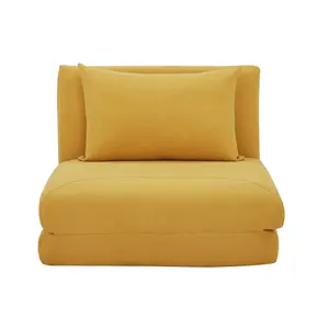 Artdeco Home Santa Convertible Chair Bed, 3-in-1 chair 29" W Fold Sofa Bed with 1 Matching Pillow for Small Space