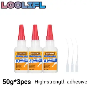 Loolifl Super Glue Stick 50g, Fast Drying Formula, Strong Adhesion, Ideal for DIY Projects and Crafts, Easy to Use