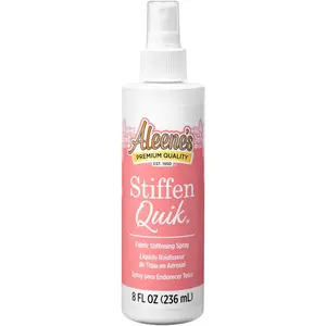 Stiffen Quik Pump Spray Fabric Stiffener, Quick Drying, Nontoxic, for Stiffening, Draping, and Shaping Fabrics, 8 oz