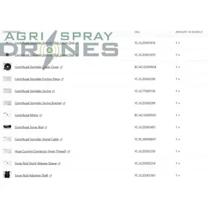 T20P Spray Rod Kit