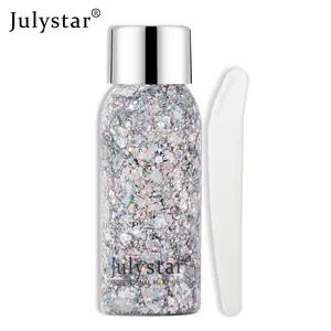 Beauty dazzle color stage makeup glitter eyeshadow liquid face body glitter gel liquid eyeshadow makeup Cosmetic