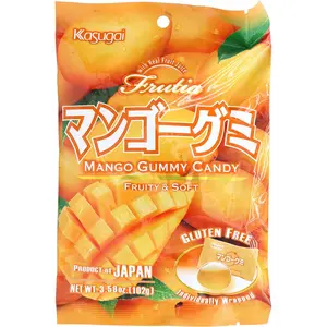 Kasugai Mango Gummy Candy – Japanese Fruit Gummy Candy (3.59 oz)