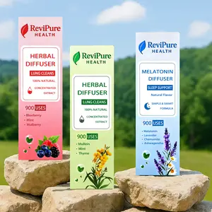 ReviPure Health Natural Diffuser - 100% Natural Concentrated Extract, 900 Uses, Blueberry Mint & Mulberry for Calming Ambiance, Long-Lasting & Safe
