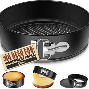 Non-Stick Leak-Proof Cake Mold Pan, Easy-To-Make Cheese Cake Mould, No Bake Paper Needed, Perfect for Baking Cakes & Cheesecakes