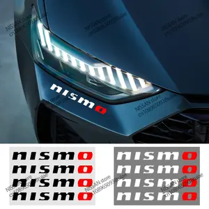 4pcs Car Door Handle Stickers Body Decoration Decals for Nissan Nismo Patrol Maxima Qashqai J10 Juke Leaf Micra Sentra Note March