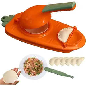 2-in-1 Manual Dough Press. Dumpling Empanada Pastries Maker