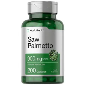 Horbaach Saw Palmetto Extract | 900mg | 200 Capsules | Non-GMO and Gluten Free Formula | Traditional Herb Supplement | from Saw Palmetto Berries