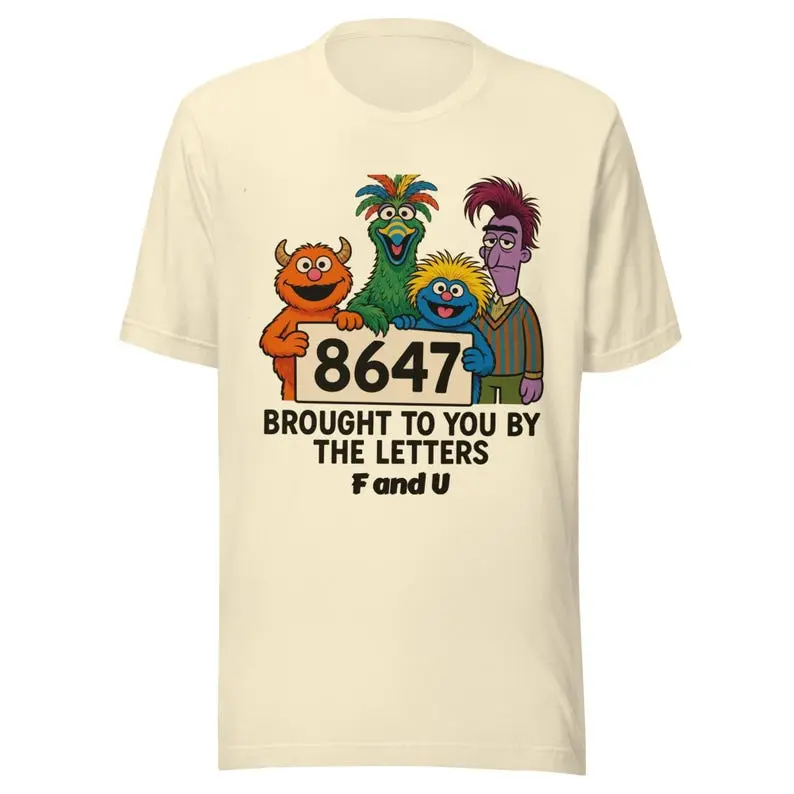 8647 Shirt – F and U - Don't Defund PBS! Save PBS!, Unisex Graphic Tee