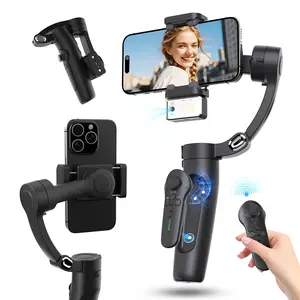 Desiontal M3pro Complete Combo1 Tripod Stabilizer Set, Cellphone Camera Stabilizer, 360° Rotatable Extensible Stand, RGB Light, Ai Face Tracking, Portable Bag