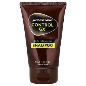 Just for Men Control GX®, Gradual Gray-Reducing Shampoo, For Brown to Black Hair, 4 fl oz (118 ml)