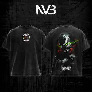 Spawn Hero New 2026 #1 Menswear Gift for Movie Fans Top Apparel Classic Oversized Seamless Simple Straight Man Designer Shirts Men's Regular Fit Floral Print Tee Heavyweight Cotton T-Shirts Featuring Epic Panther Design