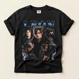 Comfort Colors Leon Kennedy T-Shirt, Resident Evil Requiem, RE9 Fan Tee