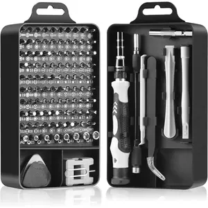 Precision Screwdriver Set, Professional Grade 115 in 1 Magnetic Repair Tool Kit for Electronics, Computer, iPhone, Laptop, Game Console, Watch, Eyeglasses, Modding, and DIY Projects