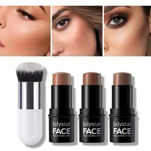 Cream Contour Stick Set, Multi-Purpose Contour Highlight Stick for Face & Body, Waterproof Sweatproof, Long Lasting No Smudge, Sculpting Contour Stick