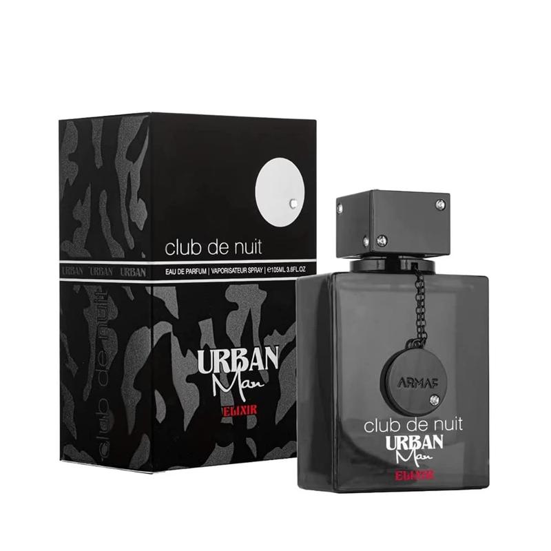 Armaf Club de Nuit Urban Man Elixir EAU de Parfum for Men 3.6oz - Top Notes Bergamot Pink Pepper Middle Notes Lavender Geranium Base Notes Ambroxan Amber Cedar Patchouli