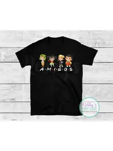 Men'S Chavo from the Eight Friends Graphic T-Shirt - Mexican TV Show Inspired Casual Round Neck Tee with Chavo & Friends Characters, All-Season Fit for Casual Attire & Themed Events