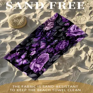 Super soft beach towel, enlarged and thickened, super absorbent polyester fiber, a must-have for outdoor beach vacations, portable quick drying bath towel, colorful solid color, lightweight picnic pad, beach sunscreen towel, travel and leisure blanket