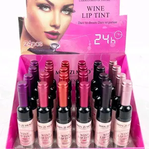 Wine-shaped lipstick/lip tint, waterproof Makeup