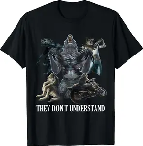 They Don’t Understand Alpha Wolf - Unhinged Sigma Wolf Meme T-Shirt Unisex Cotton Tee | Size S-5XL | FAST SHIPPING