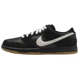 Nike Dunk SB LOW PRO Black Suede White Gum Skate Shoes for Men and Women - Comfortable Durable Low-Top Design Unisex Style