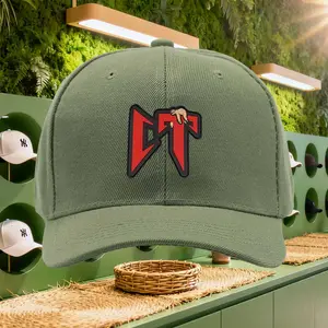 JC Hat CT NATAEL CANO (Singer) Mexican Street Music Style Black and Red Adjustable Rear Button Baseball Hat Retro Fun Truck Driver Baseball Hat
