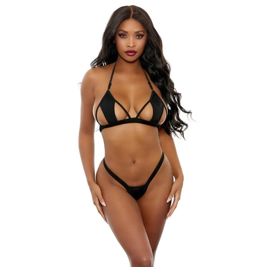 Two Piece Set with Peak-A-Boos