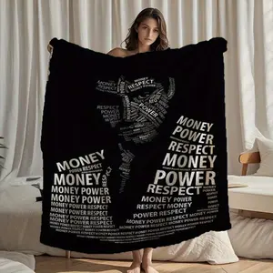 Moive Blanket Fleece Lightweight Scarface Blanket Warm Soft Plush Flannel Blanket Decoration Throw Blanket for Couch Sofa Or Bed