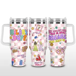 Vintage Lizzie This Is What Dreams Are Made Of Tumbler, Hilary Duff Tour Tumbler, Retro 2000s Lizzie Movie Inspired Tumbler, Summer Trip Vacation Travel Keepsake