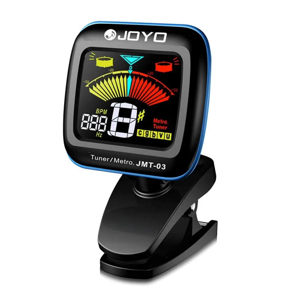 JOYO Digital Guitar Tuner Metronome Tuner Clip On for Chromatic Guitar Bass Ukulele