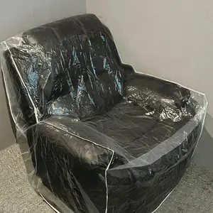 Thick Chair Covers Duty Recliner Cover Anti Cat Dog Scratches,Dust, Dirt, Spill, Paws Clear Vinyl Waterproof Sofa/Couch Covers for and Moving (Armchair-1 Pack)