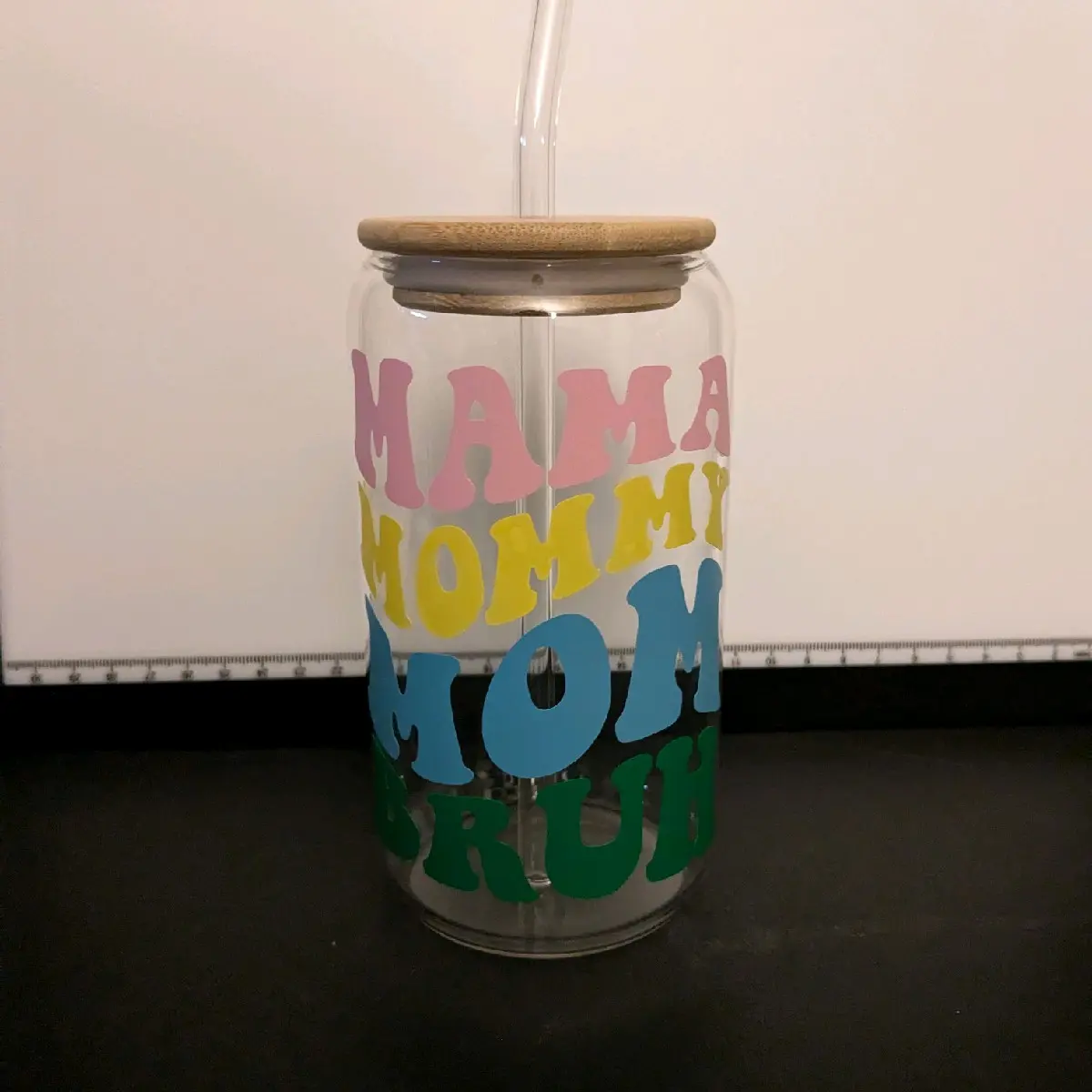Clear Glass Can Cup for Drinking