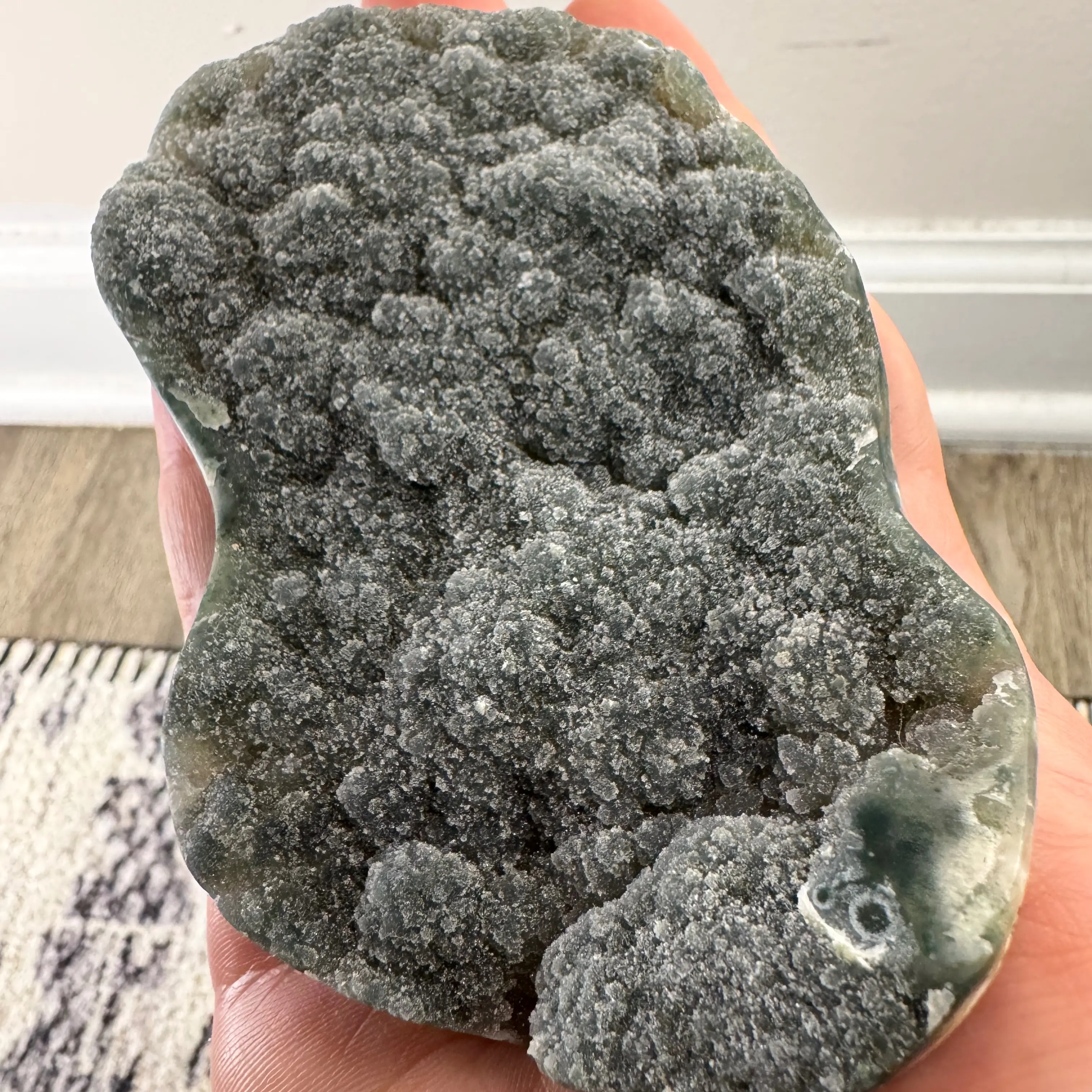 The Ophelia Collective Green Amethyst Prasiolite Specimen Heart Healing Crystal for Growth Renewal Spiritual Clarity Natural Ethically Sourced for Display Meditation