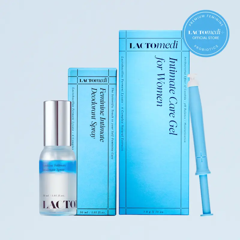 [LACTOMEDI OFFICIAL] Intimate Care Gel & Deodorant Spray - Daily care for comfort and freshness