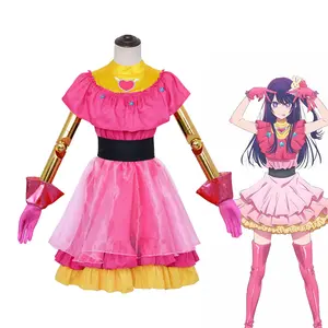 Anime Inspired Idol Stage Performance Costume | Cosplay Dress for Girls | Shine in Character Role Play Outfit for Stage Show & Themed Party | Premium Quality