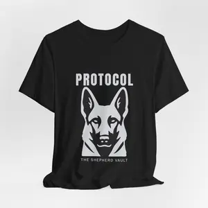 Men's Protocol Tee GSD Tshirt Design Fitted Short Sleeve Crew Neck Casual Summer Medium Length Ribbed Knit Top Menswear Garment Layer Streetwear