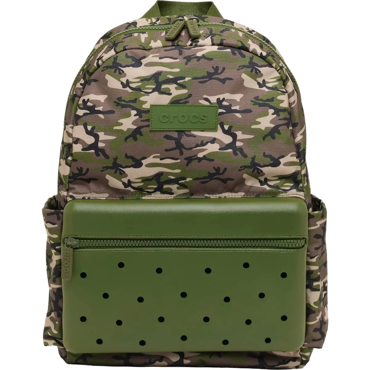 Crocs Classic Nylon Backpack, Ready to Personalize Travel and School Bag Crocs Classic Nylon Backpack, Ready to Personalize Travel and School Bag