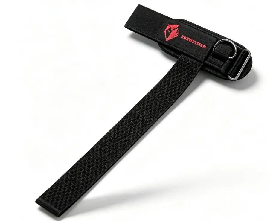 D Ring Gym Lifting Wrist Straps, Anti-Slip Weightlifting Grip Support for Deadlift, Pull Up