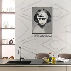 Modern Canvas Wall Art Poster Print, Bedroom Living Room Office School Classroom Decor, Character Design, Home Decoration